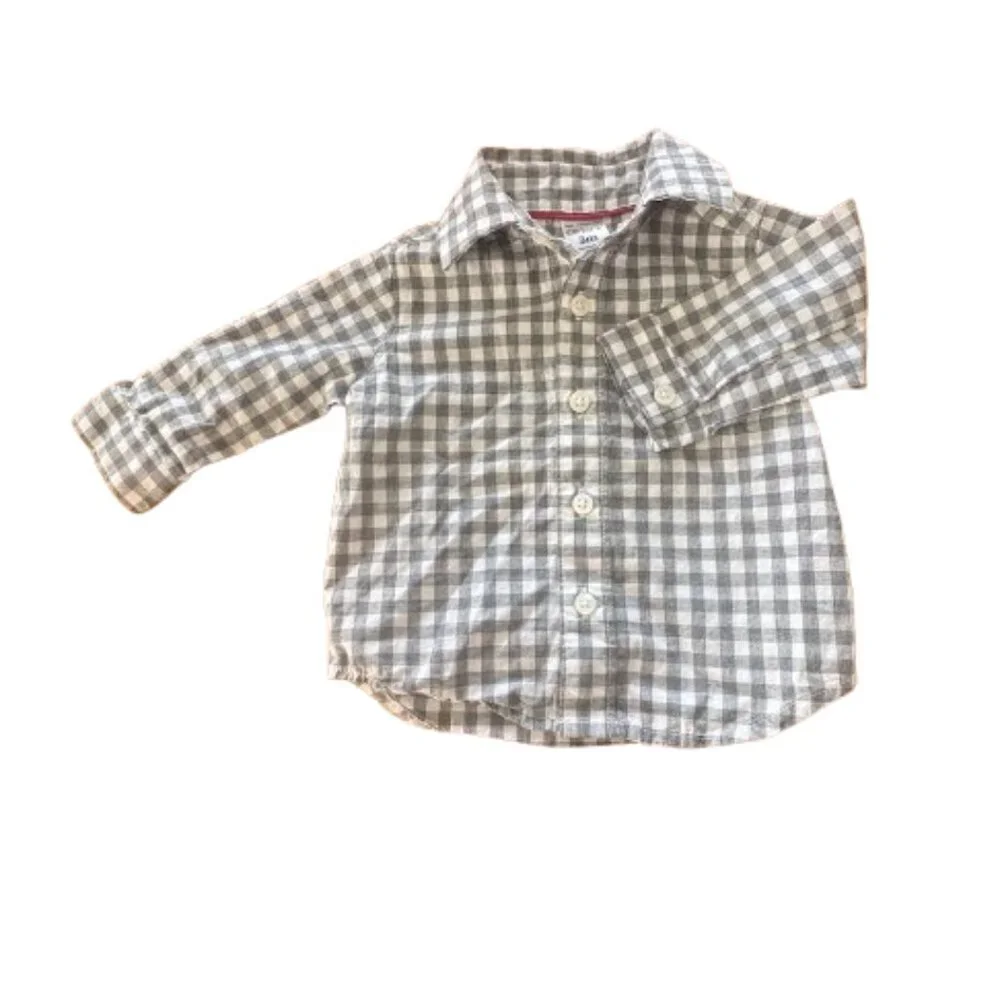Carter's Size 3 months boys button-down shirt and vest